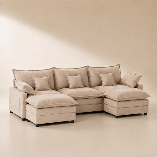 GOSUHI | 108\" U-Shaped Modular Cloud Sofa
