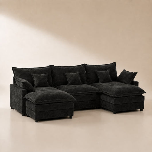 GOSUHI | 108\" U-Shaped Modular Cloud Sofa