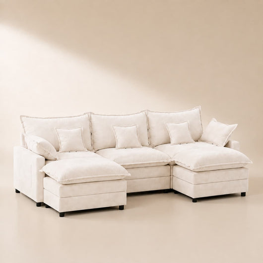 GOSUHI | 108\" U-Shaped Modular Cloud Sofa
