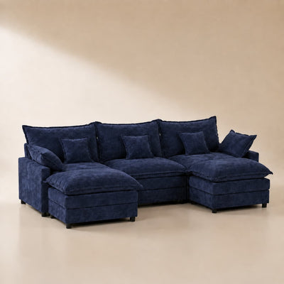 GOSUHI | 108\" U-Shaped Modular Cloud Sofa