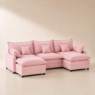 GOSUHI | 108\" U-Shaped Modular Cloud Sofa