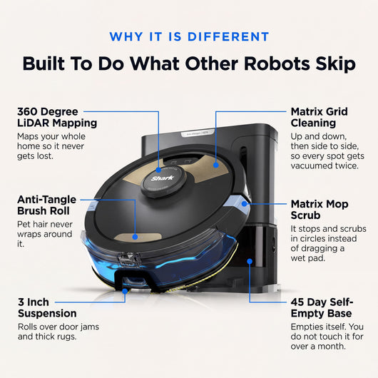 Shark Matrix Plus 2-in-1 Robot Vacuum & Mop