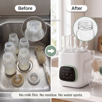 Momcozy KleanPal Pro Baby Bottle Washer, Sterilizer & Dryer