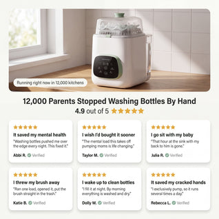 Momcozy KleanPal Pro Baby Bottle Washer, Sterilizer & Dryer