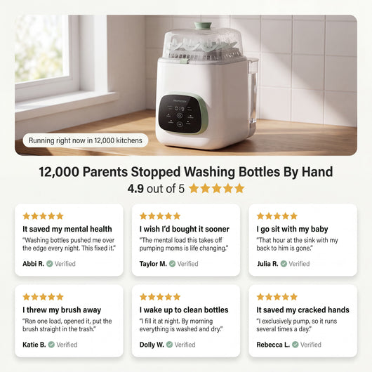 Momcozy KleanPal Pro Baby Bottle Washer, Sterilizer & Dryer