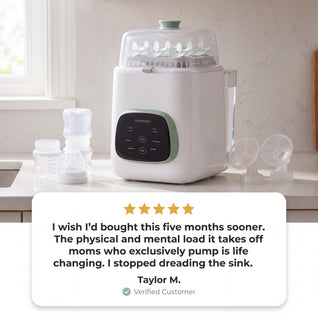 Momcozy KleanPal Pro Baby Bottle Washer, Sterilizer & Dryer