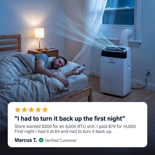 Garvee 14000 BTU Ultra-Quiet & Energy Efficient Portable Air Conditioner